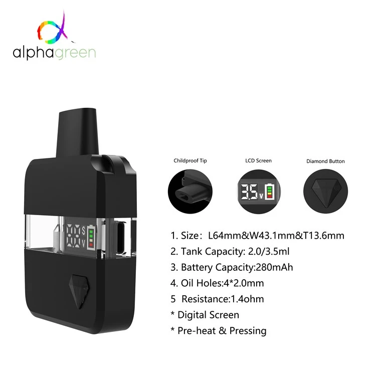Premium Disposable Vape 3.5mL Capacity Childproof LCD & Rechargeable Design