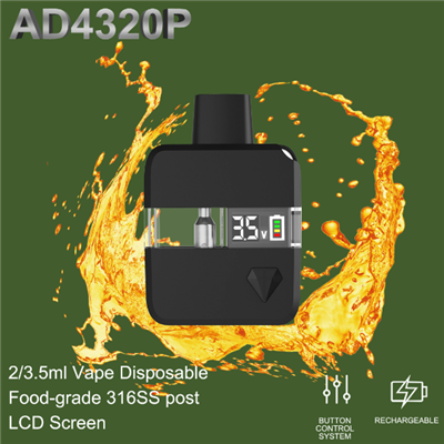 LCD -ekraan 420 vape ühekordselt riistvara 2ml -3. 5ml kasutusmugavus kast ühekordselt kasutatav!